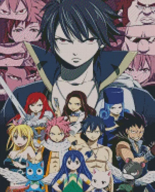 Fairy Tail Anime Diamond Painting