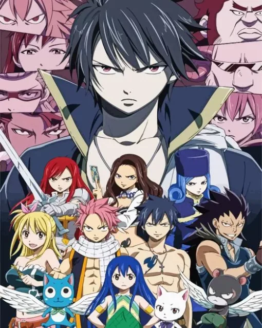 Fairy Tail Anime Diamond Painting