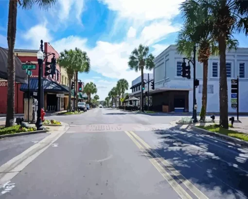 Florida Streets Diamond Painting