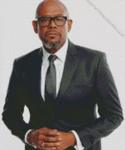 Forest Whitaker In Suit Diamond Painting