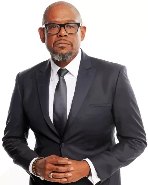 Forest Whitaker In Suit Diamond Painting