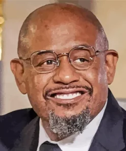 Forest Whitaker Smiling Diamond Painting