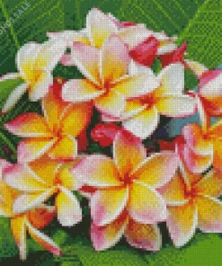 Frangipani Bouquet Diamond Painting