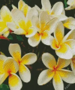 Frangipani Plants Diamond Painting