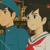 From Up On Poppy Hill Anime Characters Diamond Painting