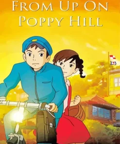 From Up On Poppy Hill Anime Poster Diamond Painting