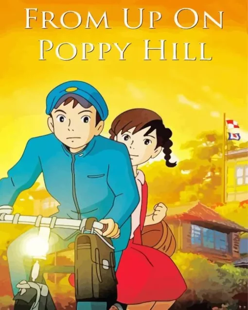 From Up On Poppy Hill Anime Poster Diamond Painting