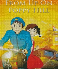 From Up On Poppy Hill Anime Poster Diamond Painting