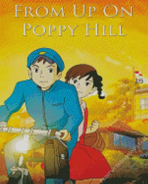 From Up On Poppy Hill Anime Poster Diamond Painting