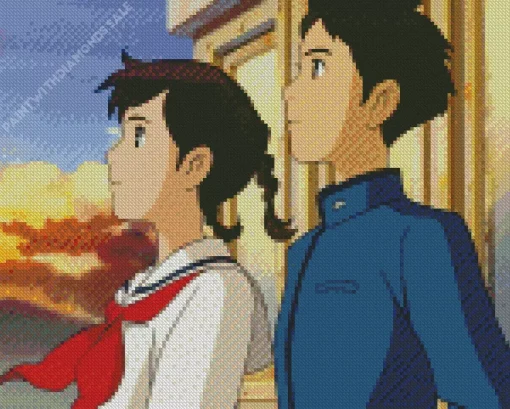 From Up On Poppy Hill Characters Diamond Painting