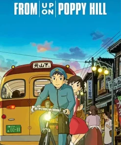 The From Up On Poppy Hill Anime Poster Diamond Painting