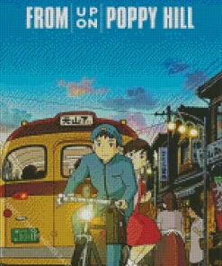 The From Up On Poppy Hill Anime Poster Diamond Painting