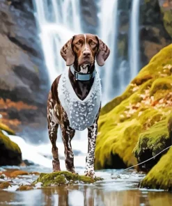 German Shorthaired Pointer In Nature Diamond Painting