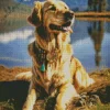 Golden Retriever Diamond Painting