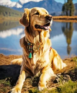 Golden Retriever Diamond Painting