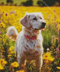 Golden Retriever Puppy Diamond Painting