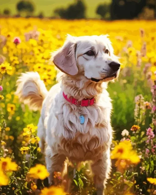 Golden Retriever Puppy Diamond Painting