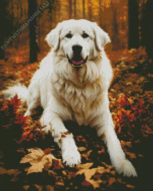 Great Pyrenees Dog Diamond Painting