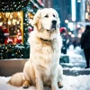 Great Pyrenees In Snow Diamond Painting