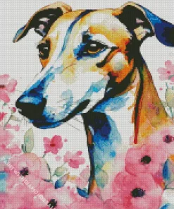 Greyhound Dog Diamond Painting