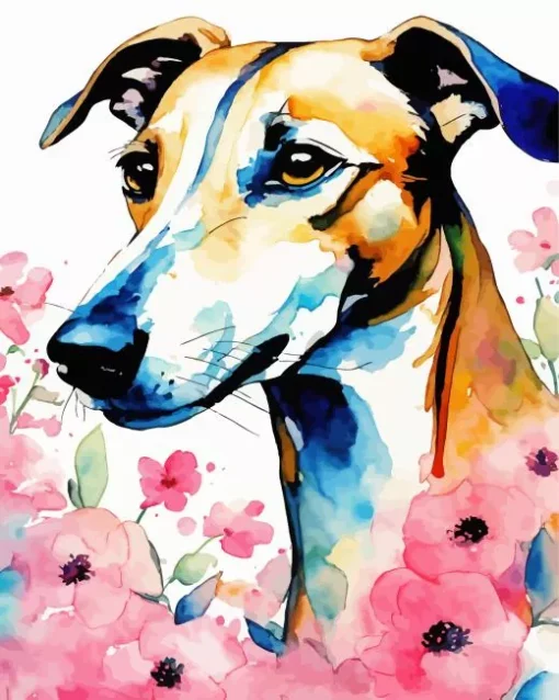 Greyhound Dog Diamond Painting