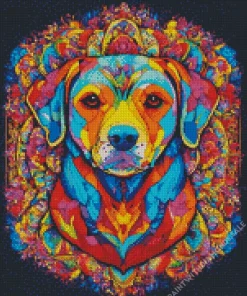 Greyhound Mandala Diamond Painting