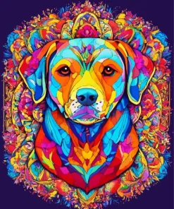 Greyhound Mandala Diamond Painting