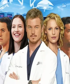 Greys Anatomy Characters Diamond Painting