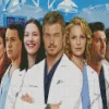 Greys Anatomy Characters Diamond Painting