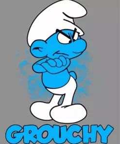 Grouchy Smurf Diamond Painting