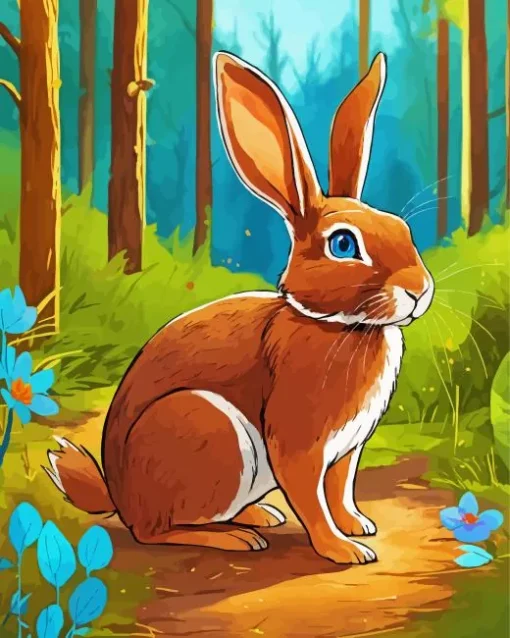 Hare Diamond Painting