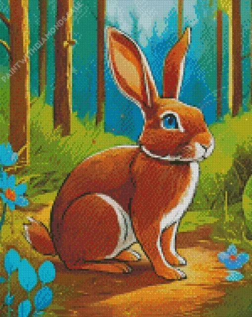 Hare Diamond Painting