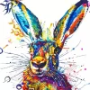 Hare Splatter Diamond Painting