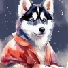 Husky Dog Diamond Painting