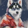 Husky Dog Diamond Painting