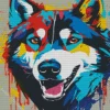 Husky Dog Art Diamond Painting