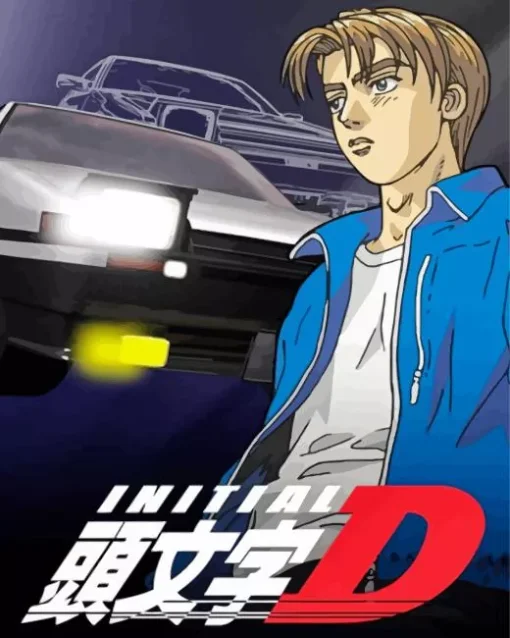 Initial D Diamond Painting