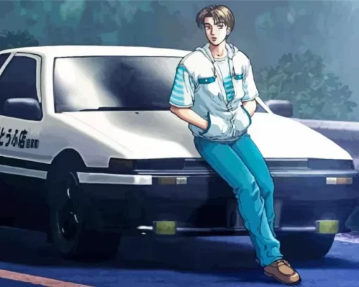 Initial D Anime Diamond Painting