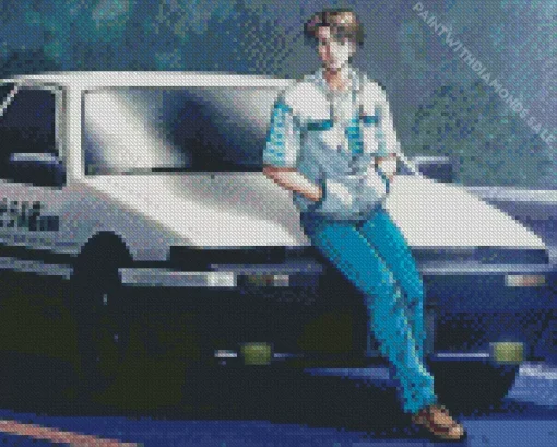 Initial D Anime Diamond Painting