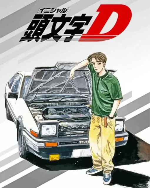 Initial D Anime Series Diamond Painting