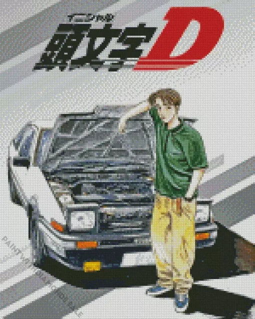 Initial D Anime Series Diamond Painting