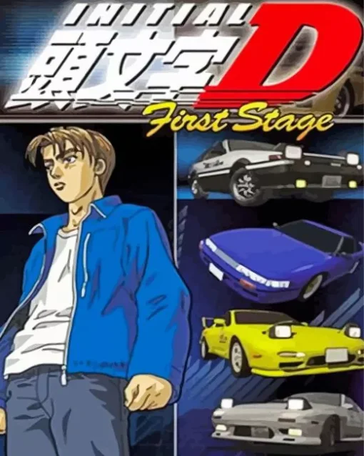 Initial D Poster Diamond Painting