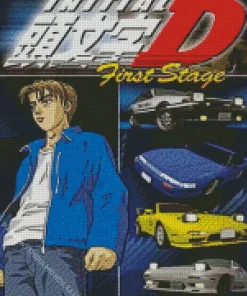 Initial D Poster Diamond Painting