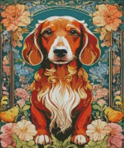 Irish Setter Dog Diamond Painting