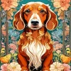 Irish Setter Dog Diamond Painting