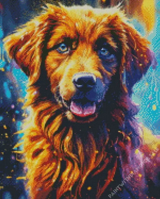 Irish Setter Puppy Diamond Painting