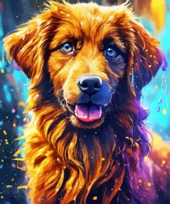 Irish Setter Puppy Diamond Painting