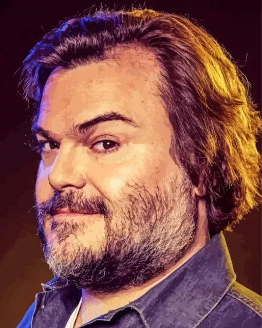 Jack Black Actor Diamond Painting