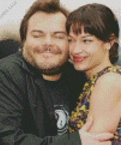 Jack Black And His Wife Diamond Painting