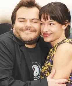 Jack Black And His Wife Diamond Painting